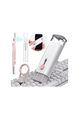 7 In 1 Çok Fonksiyonlu Ekran, Bilgisayar, Laptop, Klavye, Telefon, Airpod Araç İçi Temizleyici Kit