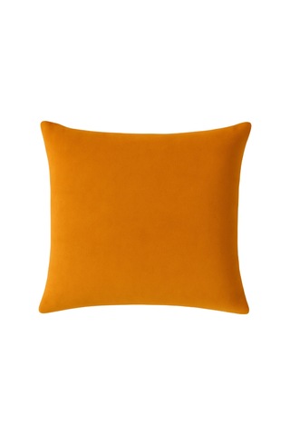 Luna Serisi Kadife Dokulu Kırlent Kılıfı 45 X 45 Cm - Turuncu