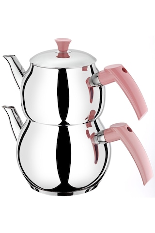 Viola Paslanmaz Çelik Aile Boy Çaydanlık 1,6 Lt/2,4 Lt