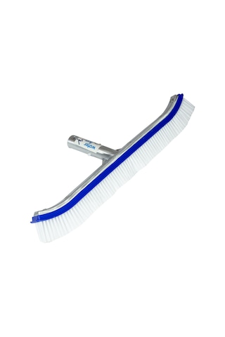 Water Fun ALÜMINYUM Destekli Klipsli Kıvrık Havuz Fırçası 45 cm-W
