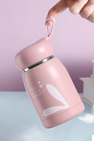 Pembe 304 Çelik 320 Ml Bebek Mama Saklama Termosu Mug Cin493pm Pembe