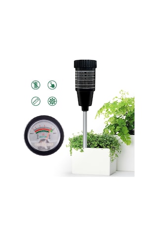 Suofeng Toprak Ph Ve Nem Ölçer, Yüksek Hassasiyetli Pas Koruyucu Metal Prob, Pil Gerektirmeyen Bahçe Aleti