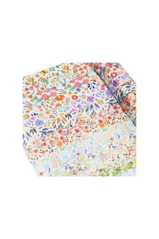 Samdoo 18 Rulo Çiçek Desenli Washi Bant Seti - Altın Varaklı Dekoratif Yapışkanlı Kağıt Bant, Dıy Ve Hediye Paketleme İçin