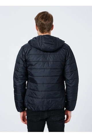 Hummel Perrinos Erkek Siyah Kapüşonlu Mont