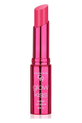 Golden Rose Glow Kiss Tinted Shea Yağı Hyaluronik Asit Ve Vitamin E İçeren Renkli Dudak Balmı 03 Berry Pink