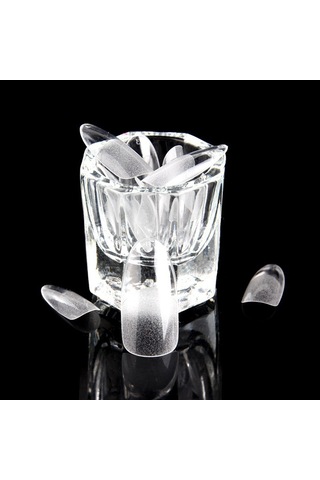 Reedark 360 Adet Abs Tam Kapak Tırnak, 12 Boyut, Yarı Pürüzsüz Şeffaf, Zımbalama Gereksiz, Esnek Kırılmaz, Ev/salon Kullanıma Uygun Saçma Tırnaklar