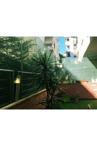 Morilu Bahçe Örtüsü - Yüzde 40Lık - Yeşil - Şeritli Halkalı