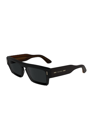 Calvin Klein Ck 24532s 001 54 Unisex Dikdörtgen Siyah Kemik Güneş Gözlüğü Siyah