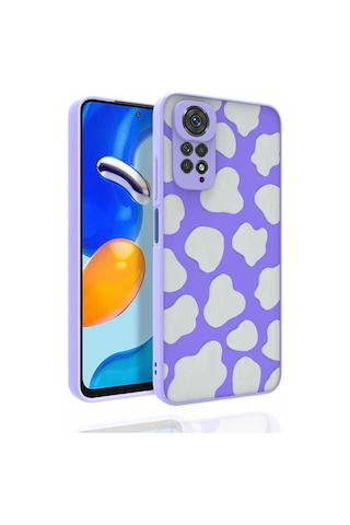 Xiaomi Redmi Note 11s Global Kılıf Desenli Kamera Korumalı Parlak Zore Nora Kapak NO6