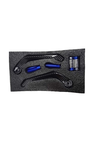 Onvo Rx4 Manet Koruma Karbon Desenli Oem Parça Mavi Renk Universal