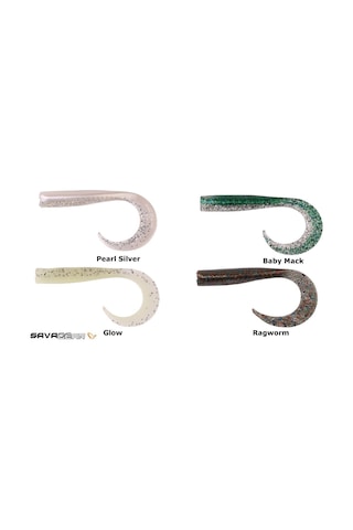 Savage gear LB Sandeel Curltail 7 cm 6 Adet Suni Yem