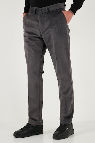 Buratti Normal Bel Regular Fit Düz Paça 2'Li Paket Erkek Kadife Pantolon 645Merlins2 Gri-Kahve