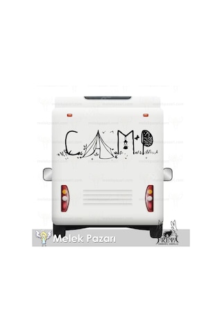 120 X 40 cm - Kamp Doğa Karavan Sticker