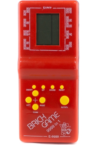 Nostaljik El Atarisi Tetris Kırmızı