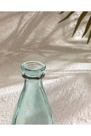 Recycled Bottle Cam Vazo Yeşil Yeşil
