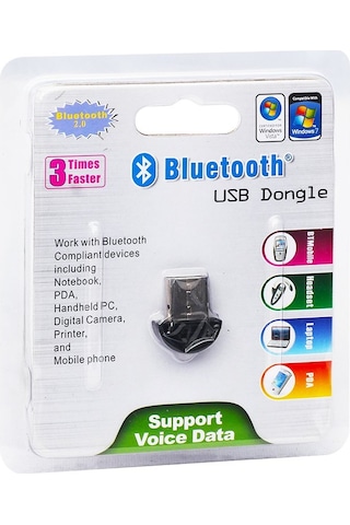 Powermaster Pm-10799 Mini Usb Vista 2.0 Edr Mini Wireless Dongle Adaptör Pc - Laptop - Masaüstü - Android