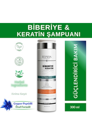 Elysian Essence Biberiye & Keratin Şampuanı Copper Peptidli Saç Bakımı Saç Dökülmesi Karşıtı 300 Ml Tüm Saç Tipleri