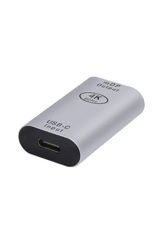 Altın Kaplama Usb-c - Mini Displayport Adaptörü 4k 60hz 3d Desteği Usb 3.1 Tip C Dişi - Mini Dp Dişi Hd