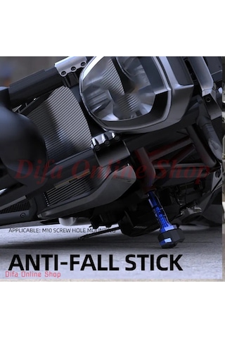 Merpa Motosiklet Motor/Şase Koruma Takozu Profesynl 144mm Kırmızı