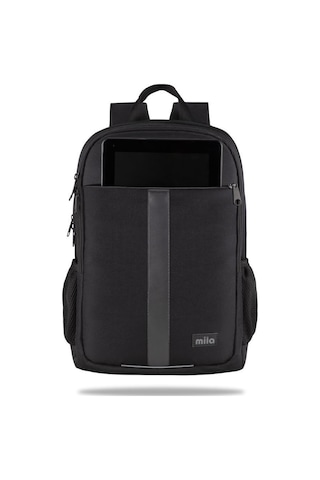 Classone 15.6'' Mila Serisi W600 - Apple Uyumlu MacBook ,mac Air Reflektörlü - Laptop Sırt Çantası - Siyah Siyah