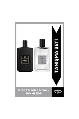Gran Paradiso & Gran Paradiso Black 100 Ml Edp İkili Erkek Parfüm Seti Stcc021378 Odunsu