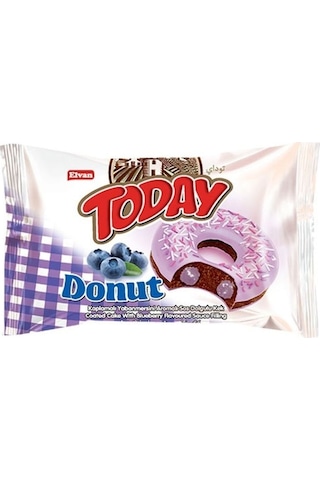 Today Donut Kek Yabanmersinli 35Gr. 24 Adet (1 Kutu)