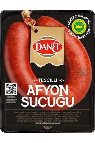Danet Tescilli Afyon Sucuğu Fermente 300 G X 3 Adet