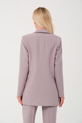 Gri Oversize Blazer Ceket Gri