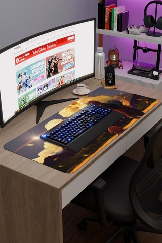 Clannad After Story Anime V1 - 90x40 Xxl Gaming Kauçuk Kaymaz Taban Mouse Pad Fare Altlığı