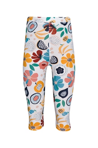 Lovetti Kız Çocuk Nordic Jungle Desen Kapri 1313 Çok Renkli