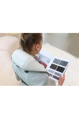 Breo N5 Mini Boyun Ve Sırt Masaj Aleti - Isıtmalı, Shiatsu Teknol Gri