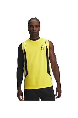 Under Armour Ua M Hoops Traınıng Tank Erkek Basketbol Atleti 6010919-790 Sarı