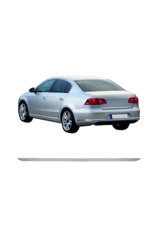 Volkswagen Passat B7 Uyumlu 2012-2015 Krom Bagaj Alt Çıtası Paslanmaz Çelik
