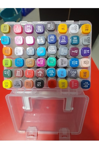 Touch Silky Çift Uçlu Artist Marker Kalemi 48'li