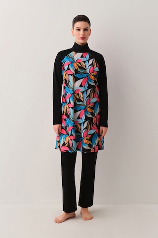 Suwen Victoria Tesettür Mayo Sb25910908908 Yaprak Baskılı