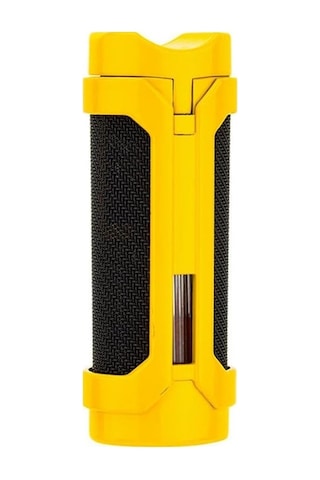 Lubinski Cigar Sehpa Kapaklı Delicili Tek Torch Puro Çakmağı Sarı Genel