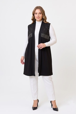 Wearon Kadın Düğmesiz Modelli Yelek 54297 Bgl-st05661 Siyah