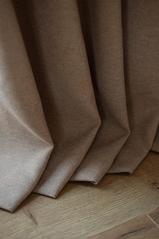 Olea 140x270 Cm 2 Adet Fon Perde Bej