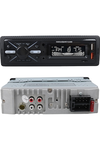 Ayt Carstar Cs-960 Çift Usb Sd Hafıza Kartı Fm Radyo Aux Bluetooth Araç Teyibi Kumandalı Oto Teyp 4x60 Watt Dijital