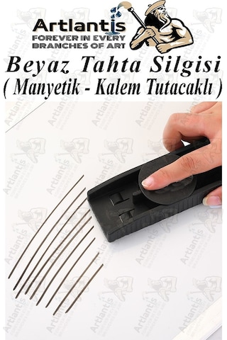 Yazı Tahta Silgisi Plastik Mıknatıslı 1 Adet Beyaz Yazı Tahtası Silgisi Manyetik Kaliteli Keçe Uçlu Silgi Okul Sınıf Diğer