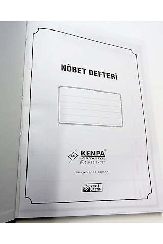 Kuran Kursları için Nöbet Defteri Haftalık