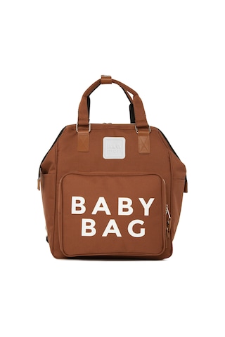 Bagmori Baby Bag Baskılı Cepli Anne Bebek Bakım Sırt Çantası