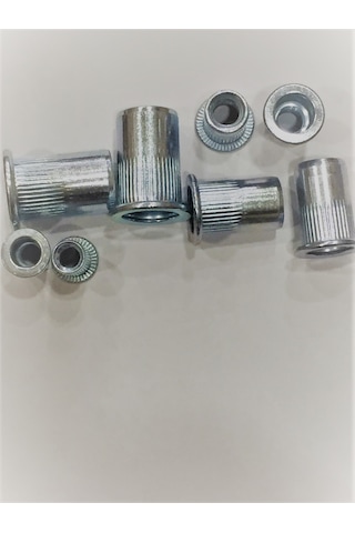 M.8X18 Flanşlı Silindirik Somun Perçin 100 Lü Paket M.8X18 Flanşlı Silindirik Somun Perçin 100 Lü Paket