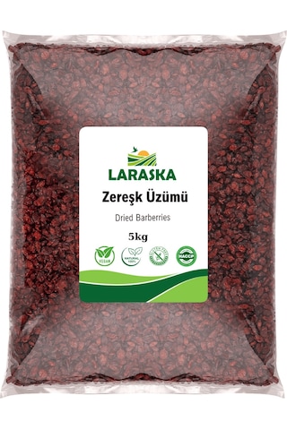 Kuru Zereşk Barberries 5 Kg Yeni Mahsül 1. Kalite Iran Üzümü Zereshk Avantajlı Paket 5 KG