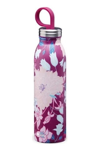 Aladdin X Naito Chilled Thermavac Paslanmaz Çelik Su Şişesi 0.55 Lt Pembe Siyah