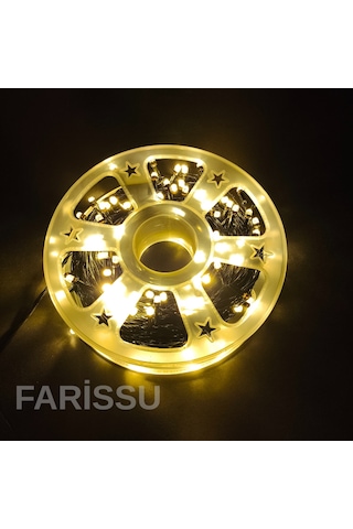 25 Metre Fişli Gün Işığı Led Işık İç Ve Dış Mekanlara Sıcak Ambiyans Gün Işığı