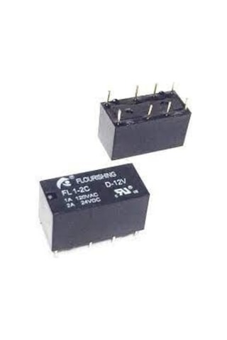 12V 2A Çift Kontak Telekom Röle Fl1-2C-D-12V Flourıshıng