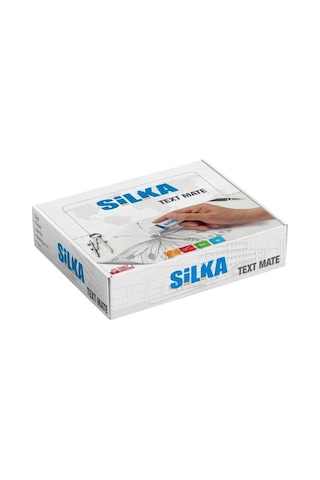 Yerli Silka Sg.1 Text Matel Öğrenci Silgisi Beyaz 20 Li Kutu