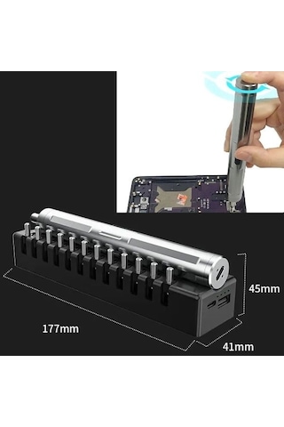 Tbk Bk-009 Tork Ayarlı Şarjlı Tornavida Onarım Seti