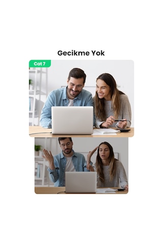 Ugreen Cat7 U/ftp Flat Ethernet Kablosu 3 Metre, 11262